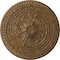 Ekena Millwork Naple Ceiling Medallion (Fits Canopies up to 3 3/8"), Hnd-Painted Rubbed Bronze, 37 1/2"OD x 3 3/8"P CM37NARZS - alternate 1